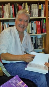 Alan signing his book at a Word Power event in Edinburgh recently